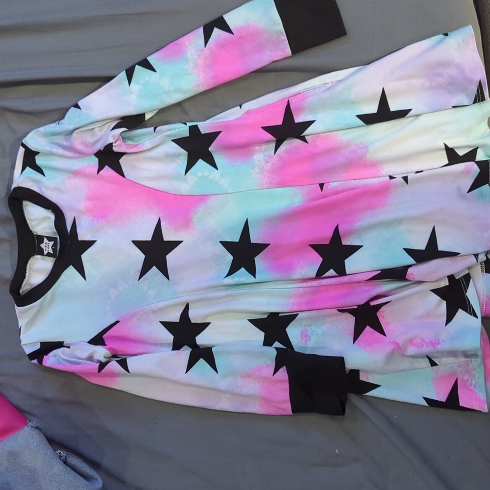 Pixielane dress with black stars